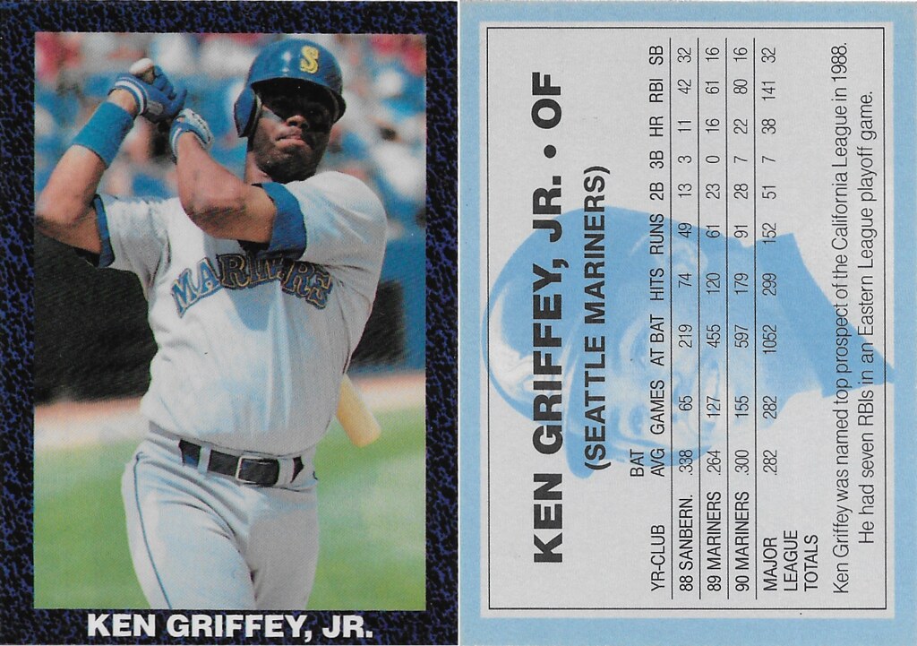1991 Blue Marbled Border Multi-Sport Set - Griffey Jr, Ken