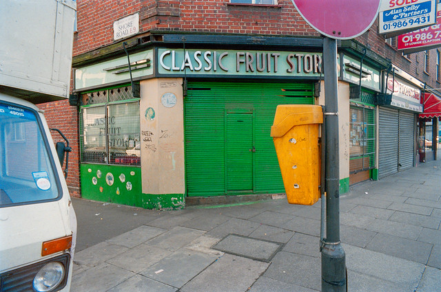Classic Fruit Stores, Shore Rd, Well St, Hackney, 1988, 89e07-23
