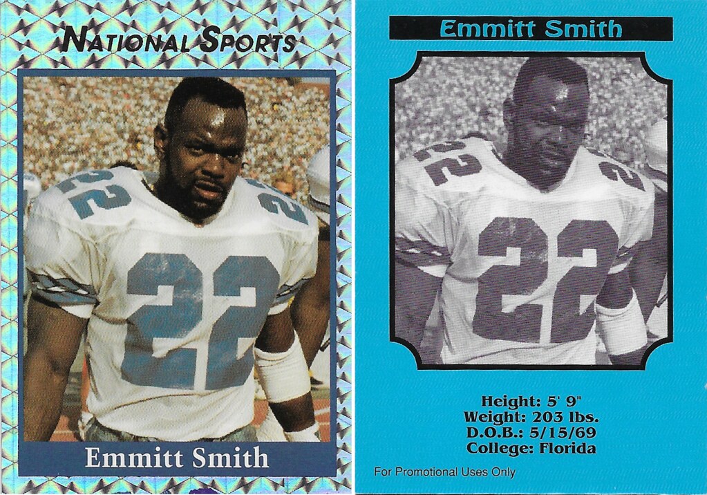 1992 National Sports Silver Holograph Promo - Smith, Emmitt
