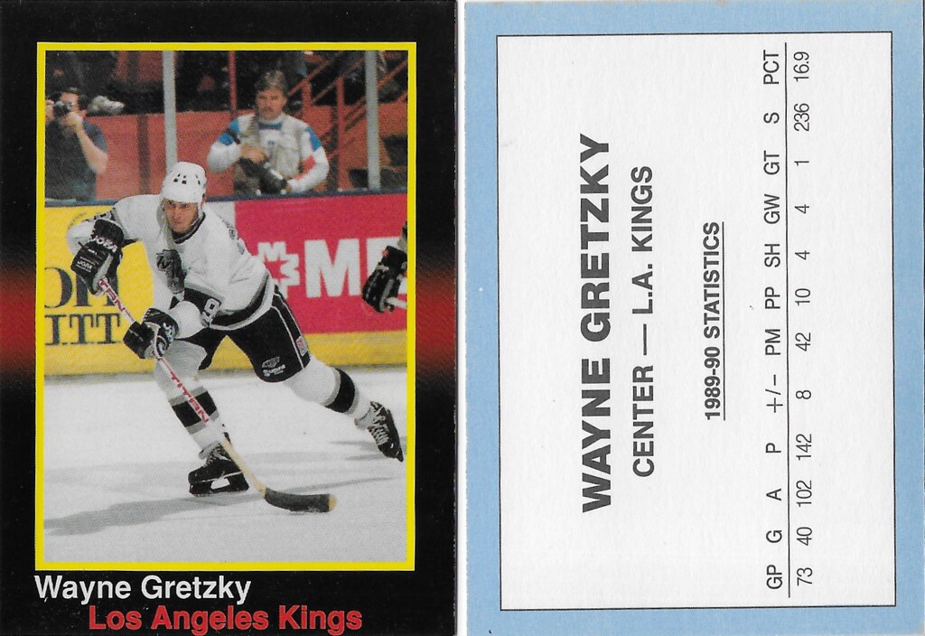1991 Black with Yellow Frame Hockey Set - Gretzky, Wayne