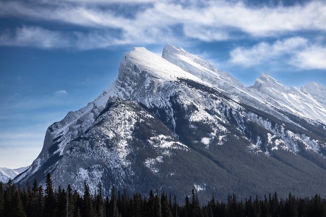 Snow capped Rundle