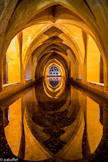 Baths of Doña María de Padilla in the Royal Alcazar Palace of Sevilla