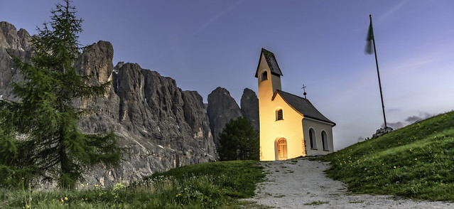 Dolomites...chiesa Ciapela..June22...edit
