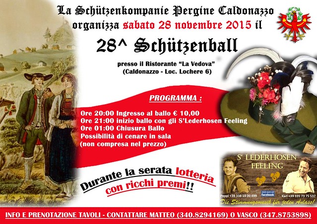 Schützenball in Caldonazzo-Gallnötsch 2015