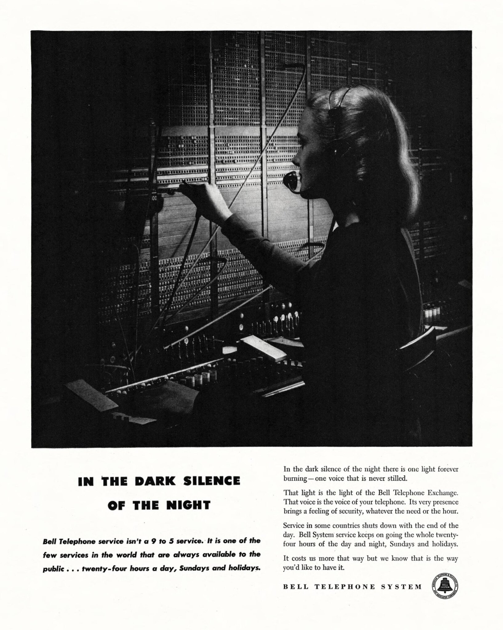 Bell Telephone System - published in Collier's (Vol. 120, No. 25) - December 20, 1947