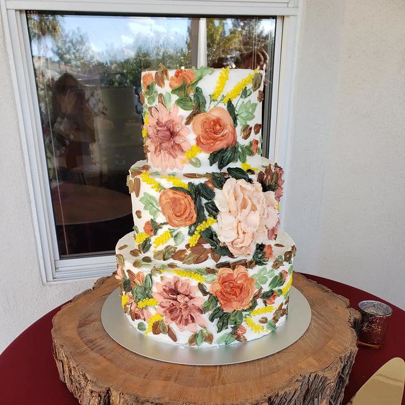 Cake by Deb's Custom Florals and Cakes