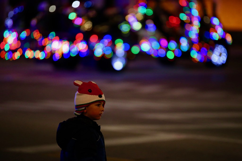 The Parade of Lights in Jefferson, Wisconsin