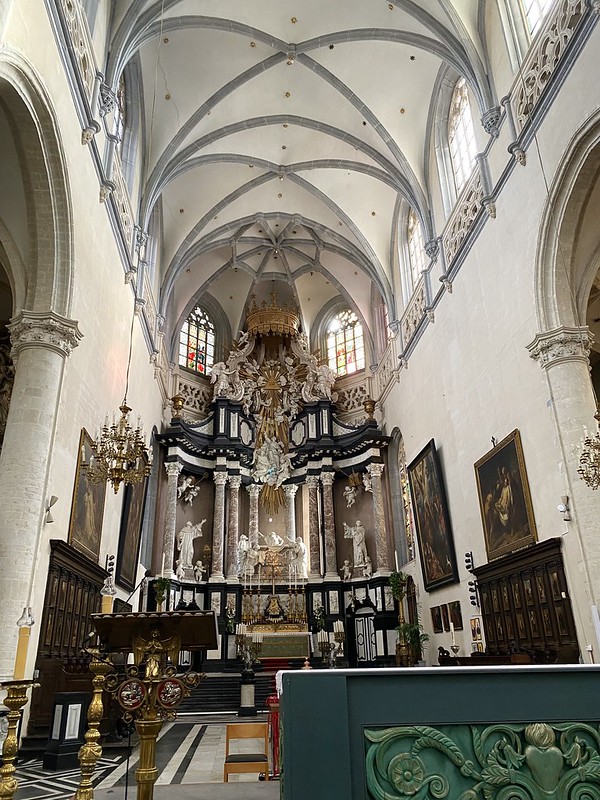 Iglesia de San Andrés Amberes, altar mayor