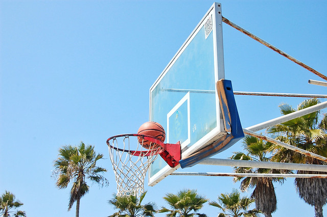 Basketball at Venice beach
