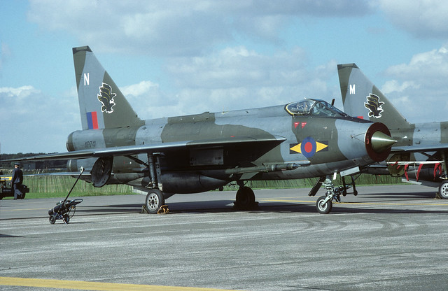 EE Lightning F Mk.3 XP741 N IX Sq 03-09-77