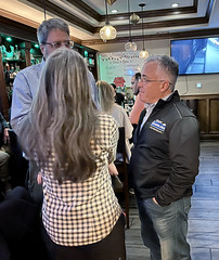 House Republican Leader Vincent Candelora organized a pizza &amp; politics event in East Haven, where he joined Rep. Joe Zullo &amp; Sen. Paul Cicarella to talk to constituents about state-related issues.