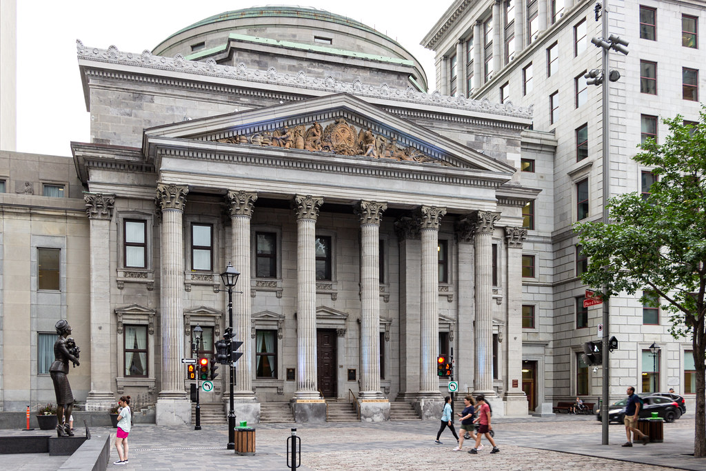 Bank of Montreal Head Office, Old Montreal, Montreal, Quebec, Canada