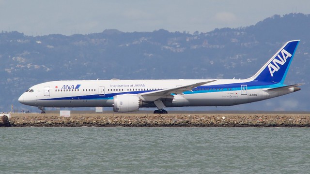 All Nippon Airways Boeing 787 -9  Dreamliner JA-888A departing SFO DSC_0864 (2)