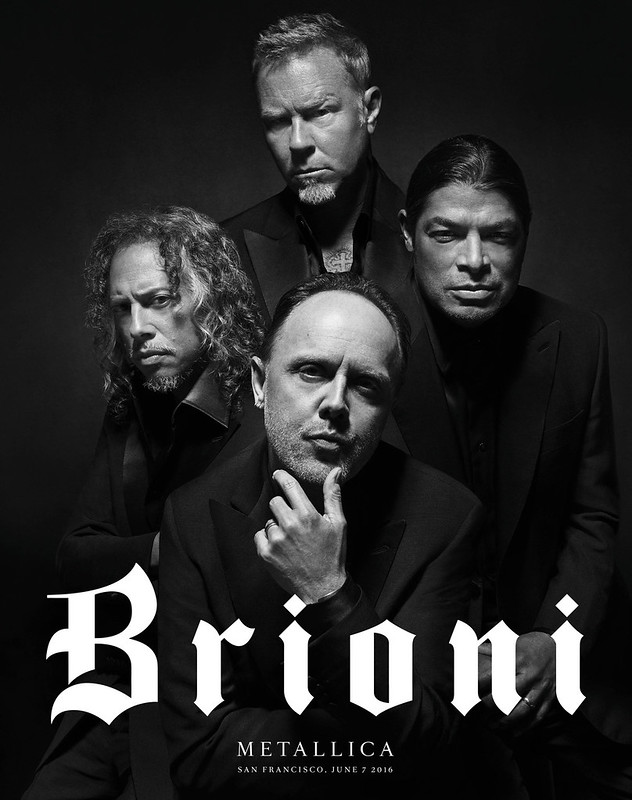 Учасники гурту «Metallica» рекламують костюми Brioni