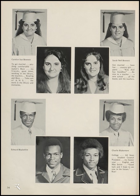 Alto High School Senior class of 1977 Page 1-Enhanced