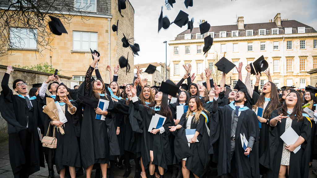 Students graduating as part of the winter graduation ceremonies.