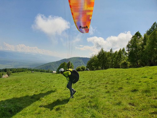 Paragliding Clopotiva groundhandling