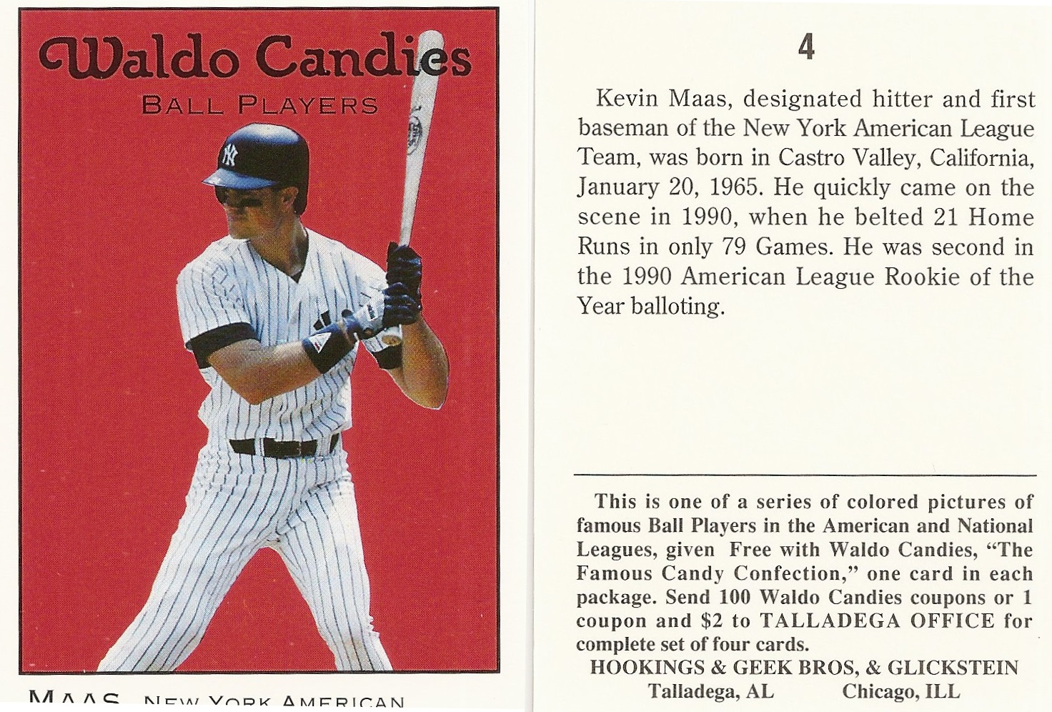 1991 Waldo Candies - Maas, Kevin