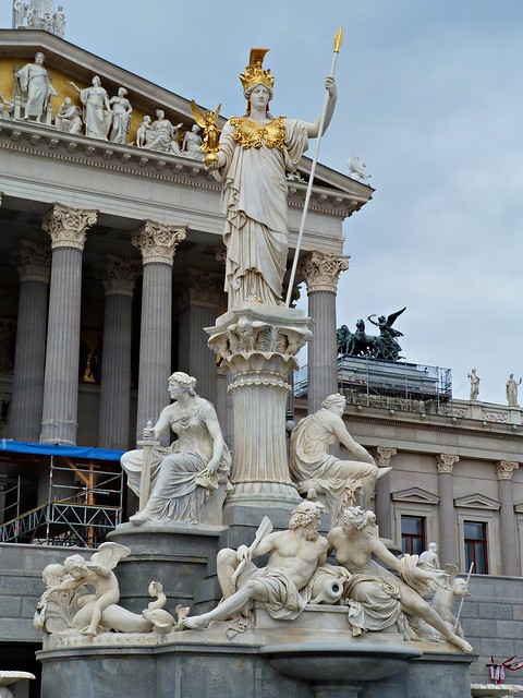 Pallas Atenea, Palacio del Parlamento. Viena, Austria 🇦🇹