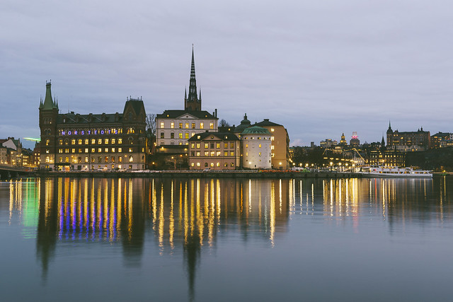 Stockholm Cityscape at night