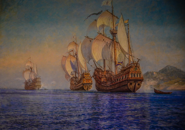 Johann Seits - Convoys of Dubrovnik Galleons at the Maritime Museum - Dubrovnik Croatia