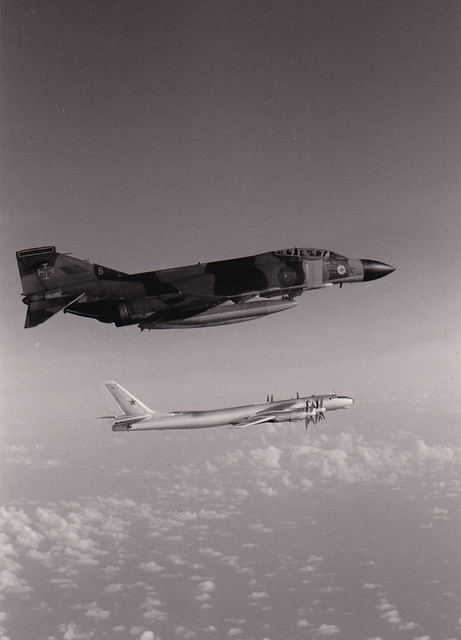 McDonnell F-4K Phantom FG.1 111 Sqn 'B' & Tupolev Tu-95/142 'Bear' Red 45