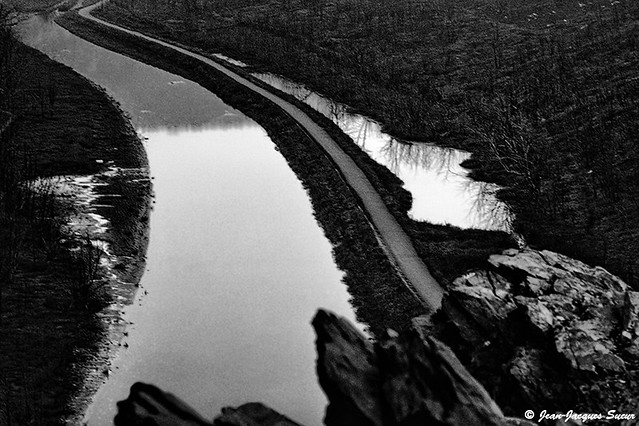 3471 - Le lac à sec, Guerlédan, 1975