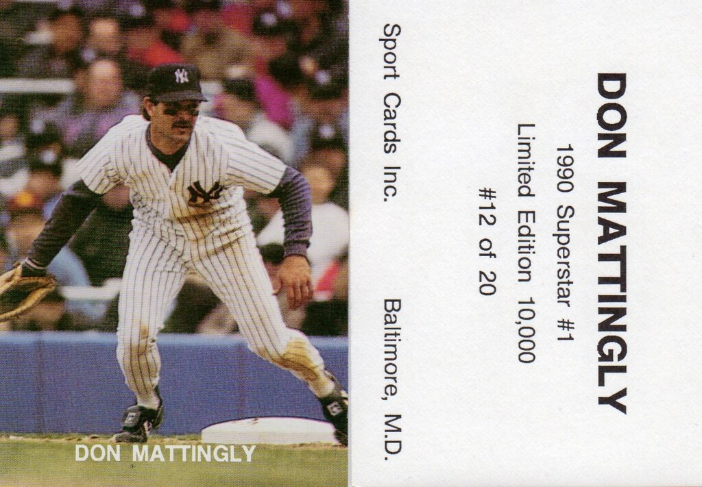 1990 Sports Cards Inc Series 1 - Mattingly, Don