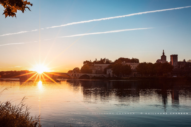 Sunrise au pont d'Avignon