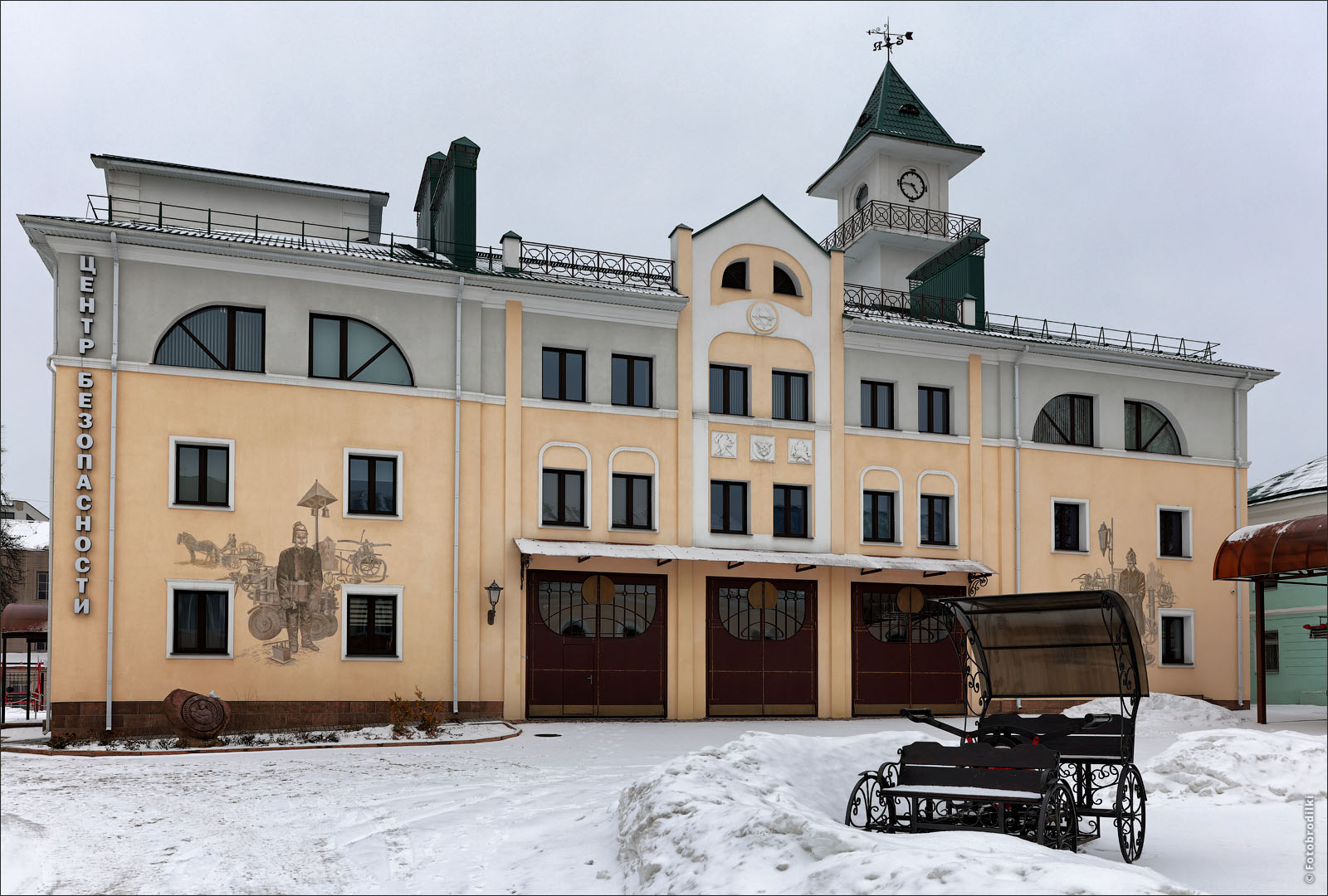 Бывшая пожарная часть XIX века, Могилев, Беларусь