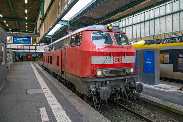 DB 218 421 Stuttgart Hbf
