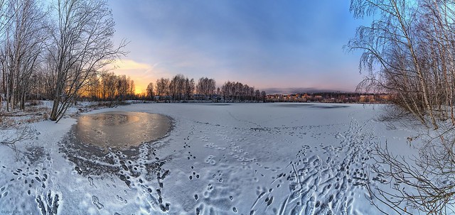 Early winter on Lake Iidesjärvi (1)