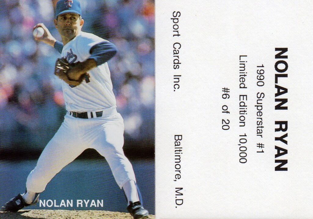 1990 Sports Cards Inc Series 1 - Ryan, Nolan