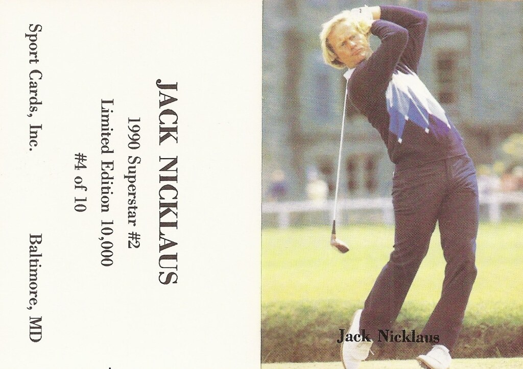 1990 Sports Cards Inc Series 2 - Nicklaus, Jack