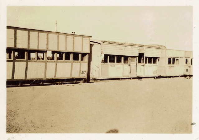 Iraq Railways - Iraqi State Railways carriages in station