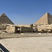 The Pyramids of Khufu and Khafre, the Sphinx, and the Valley Temple of Khafre