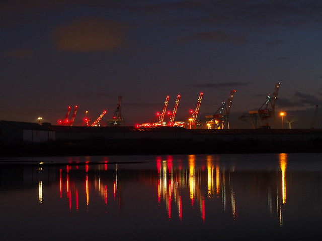 Royal Seaforth Dock after Sunset