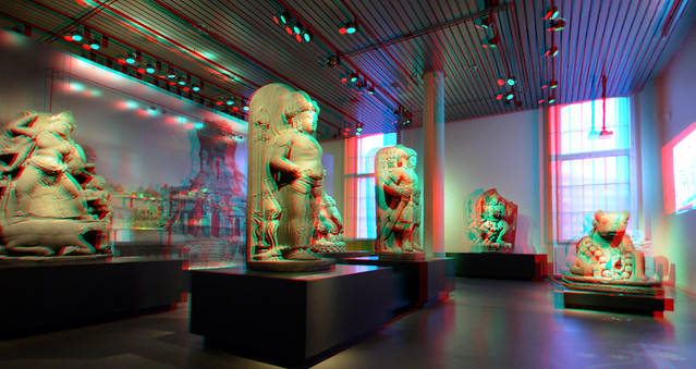Tempelbeelden Indonesia Museum Volkenkunde Leiden 3D