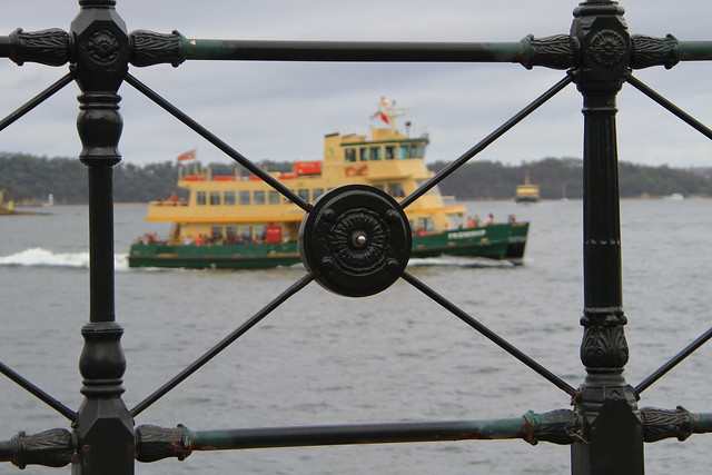 Frame in Circular Quay of Sydney