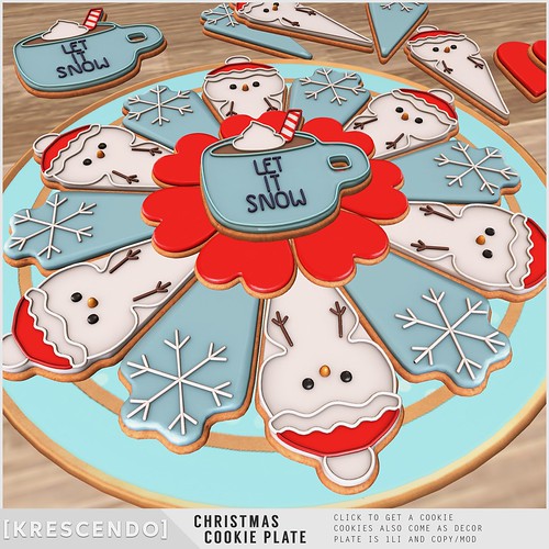 [Kres] Christmas Cookie Plate