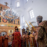 7 декабря 2022, Литургия в храме вмч. Екатерины Екатерининского женского монастыря (Тверь)