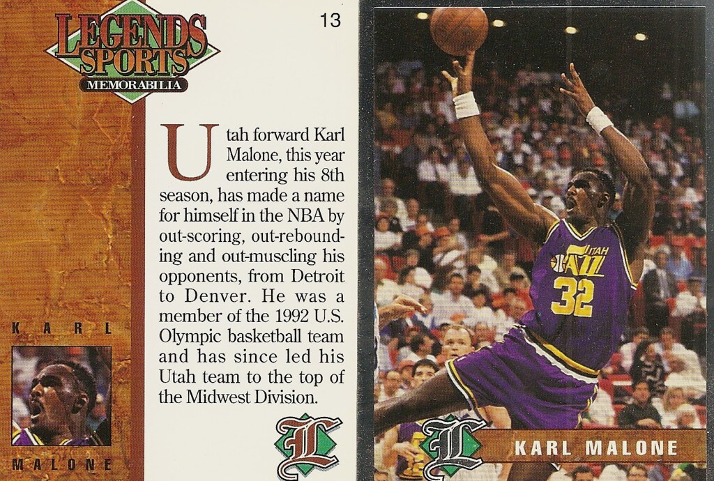 1993 Legends Magazine Insert - Malone, Karl