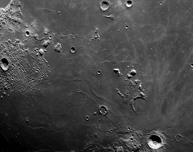 The lunar surface