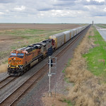 5-18-21,BNSF ES44AC 6433 Texas route 2373 and US 60 northeast of Amarillo, TX.