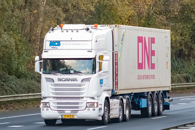 75-BFZ-4, Scania R-series topline, from MCS/ One, Holland.