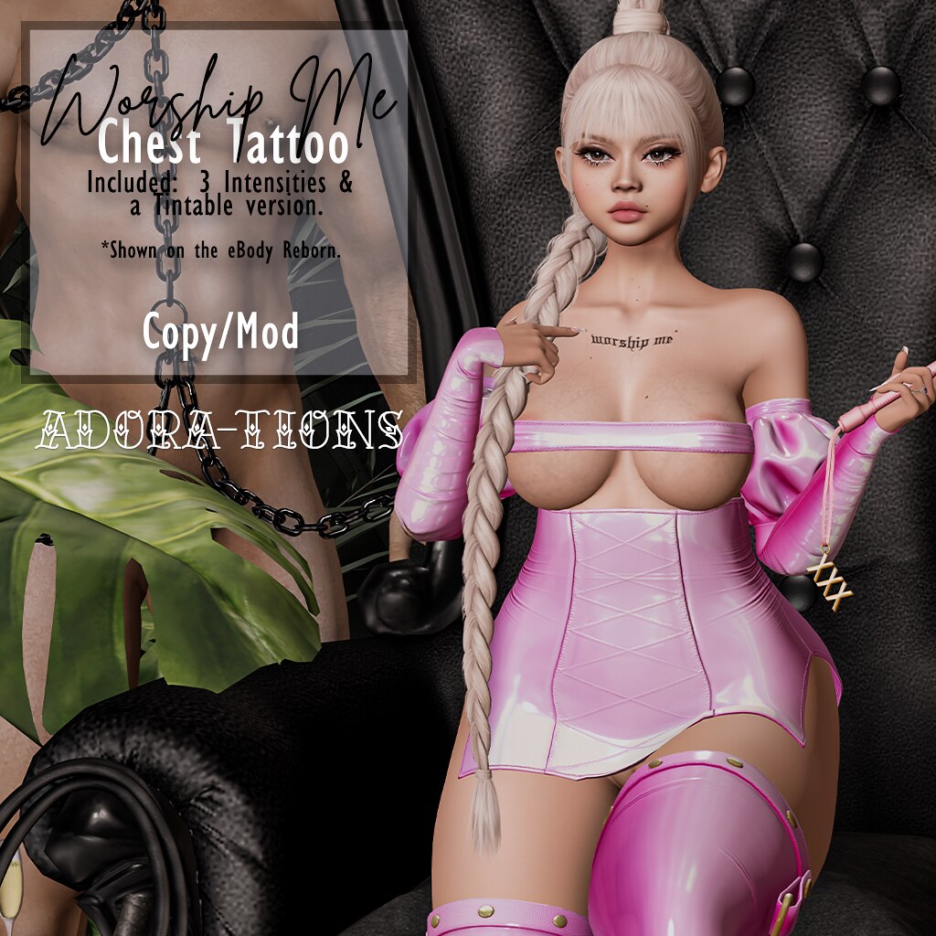 Adora-tions – Day 7 of Advent – Worship Me Chest Tattoo