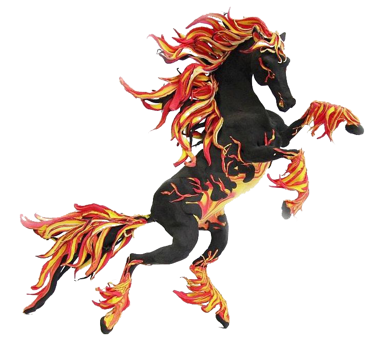 огнегривый конь
