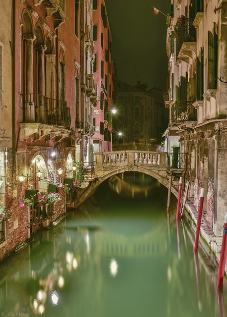 *Venice at night*