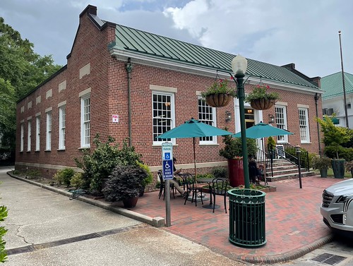 Old Post Office 28374 (Pinehurst, North Carolina) by courthouselover, Built in 1934, this former post office is a contributing property to the Pinehurst Historic District