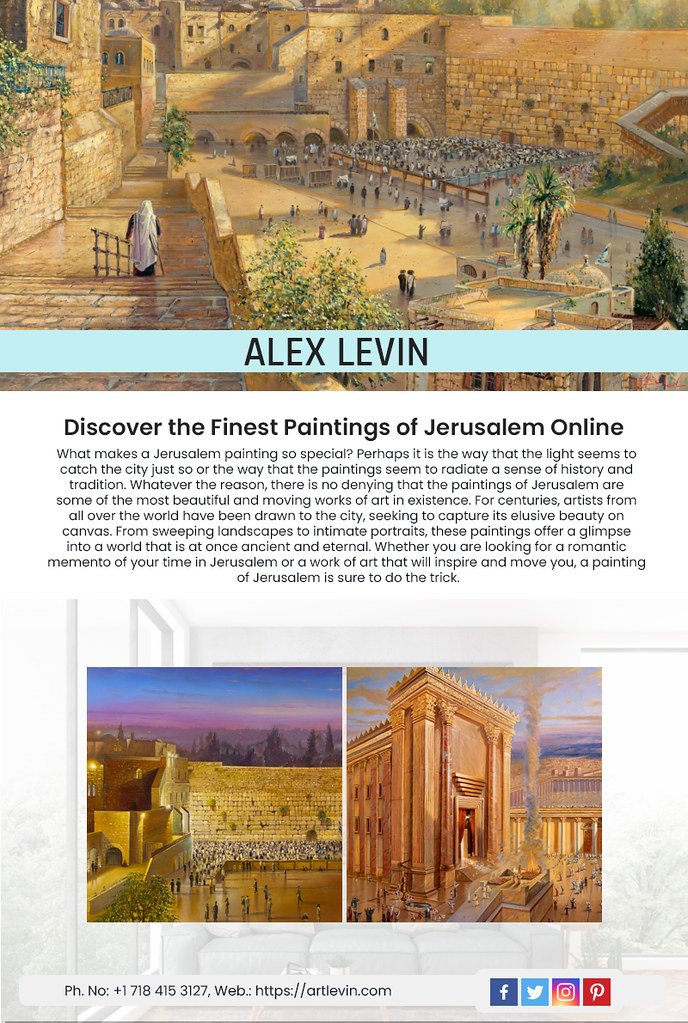 Discover the Finest Paintings of Jerusalem Online